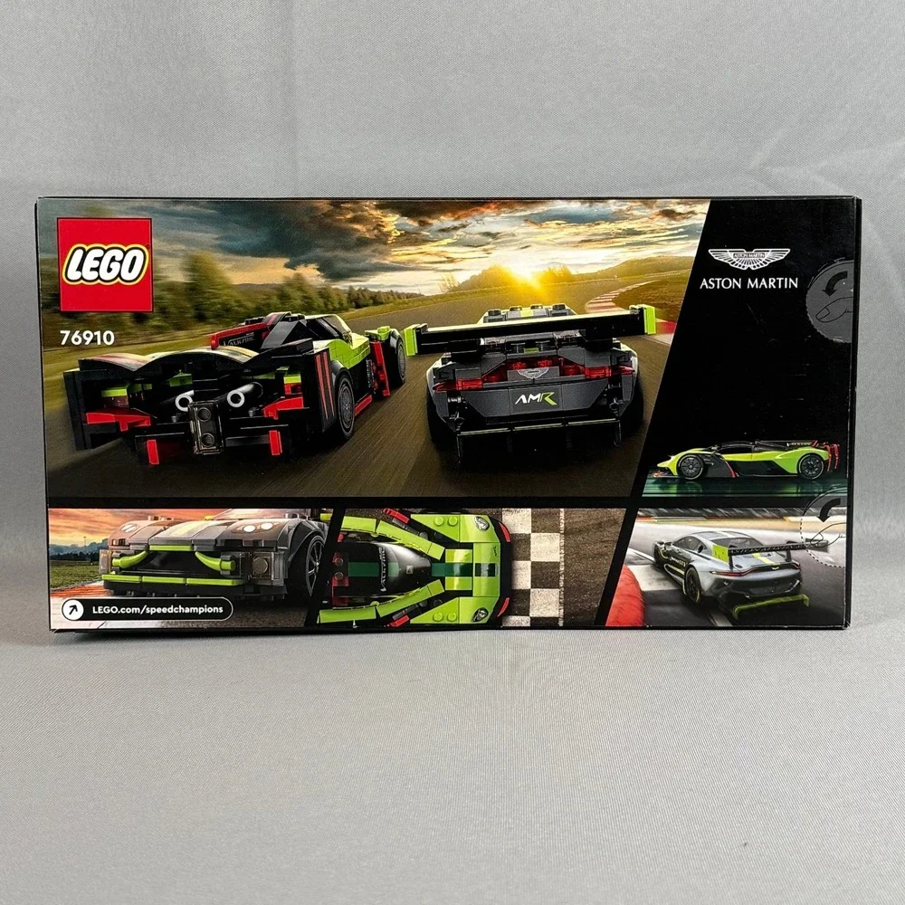 Lego #76910 Aston Martin Valkyrie & Vantage Speed Champions Retired New Sealed - Picture 2 of 2
